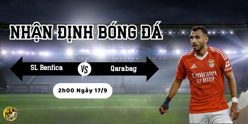 Nhận Định Bóng Đá SL Benfica vs Qarabag Lúc 2h00 Ngày 17/9  4 Đánh giá phong độ SL Benfica và Qarabag